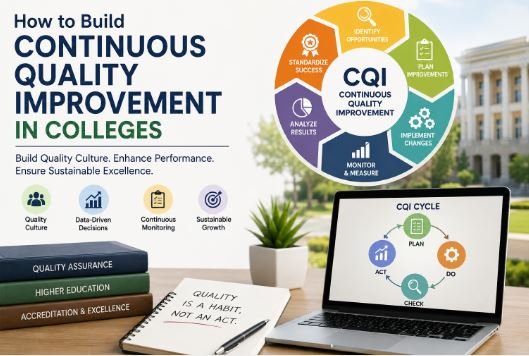 Continuous quality improvement framework for colleges and IQAC teams by Bhavya Gyan Consultants
