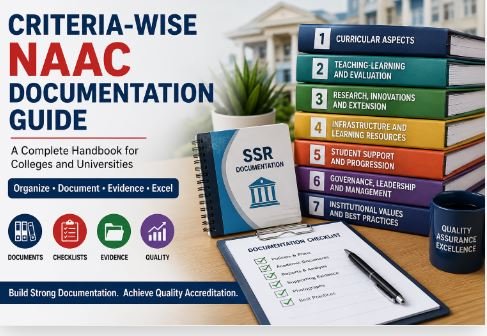 Criteria-wise NAAC documentation guide for colleges preparing accreditation evidence by Bhavya Gyan Consultants
