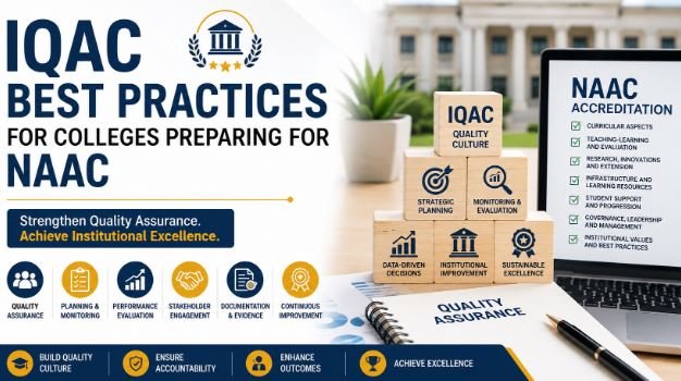 Step-by-step framework for IQAC best practices documentation in colleges by Bhavya Gyan Consultants