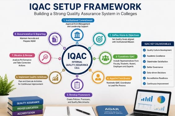 IQAC setup and establishment framework for colleges by Bhavya Gyan Consultants