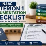 NAAC Criterion 1 documentation checklist for curricular aspects and curriculum planning by Bhavya Gyan Consultants
