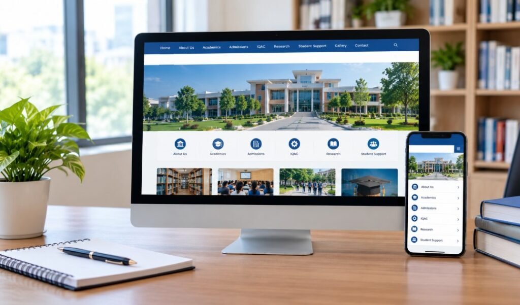 website structuring for accreditation